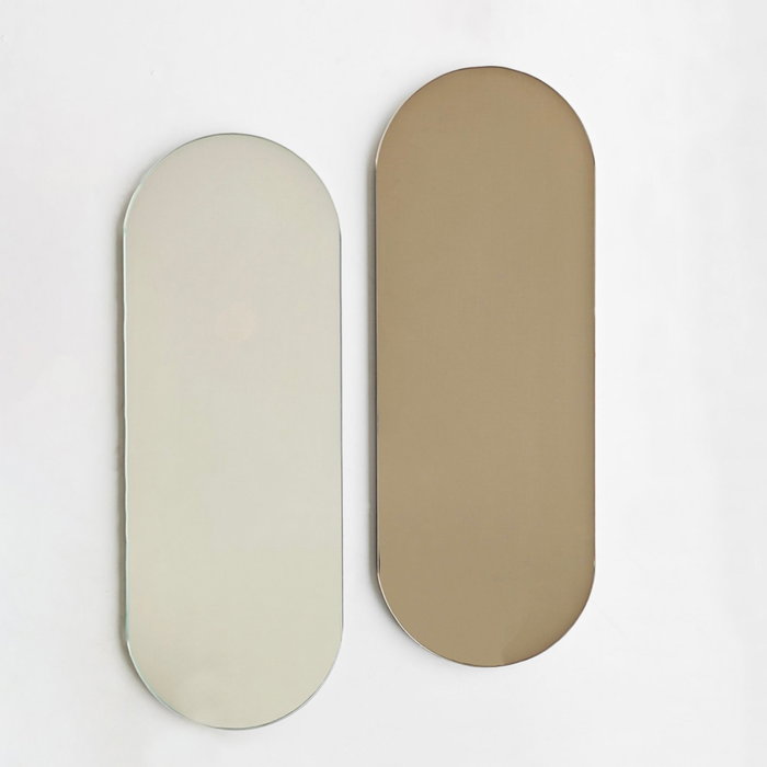 Hanah Home Espejo Ecológico Flotal-E Bronze, Natural